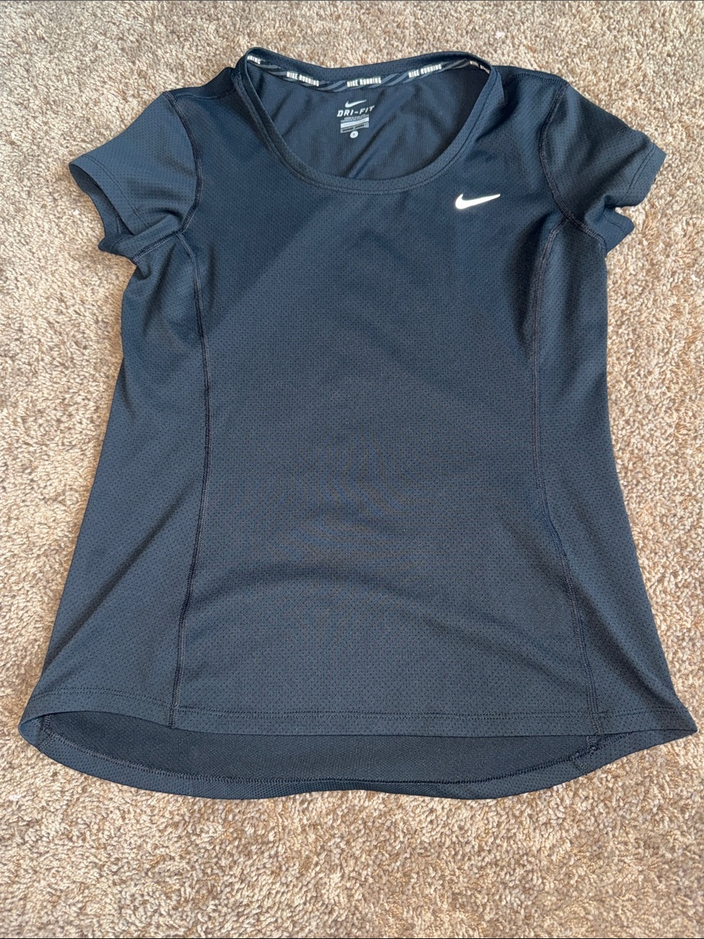 Nike dri fit black tee shirt